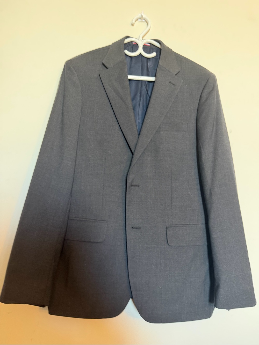 Tommy Hilfiger Men's Charcoal Gray Two-Button Sport Coat